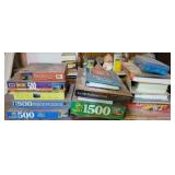 Lot of Assorted Puzzles & More