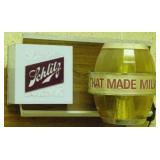 Vintage Schlitz Light up Advertising Sign