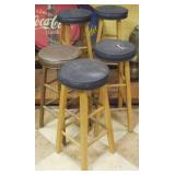 Lot of Assorted Bar Stools