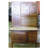 Hoosier Baker Oak Farmhouse Pantry