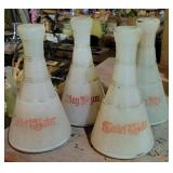 Lot of Assorted Frosted Bottles