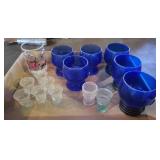 Lot of Assorted Blue Glass & More