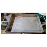 Large Metal Tray w/ handles