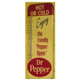 Antique Dr. Pepper Advertising Thermometer