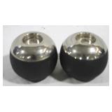 2 Candle Holders - 3.5" tall