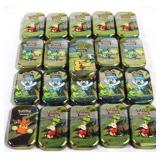 21pc Pokemon Metal Tins - 5 x 3 x 1