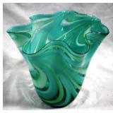 Art Glass Vase 9" x 10"