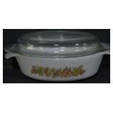 Oven Safe Ware casserole with lid 4.5x11x8