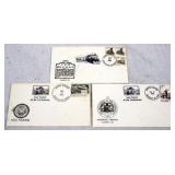 3 Danville, VA Stamp Covers