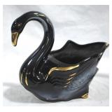 Ceramic Swan Planter - 10 x 8 x 5.5