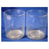 2 Glass Vases - 4 x 5