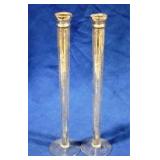 2 Bud Vases - 14" tall