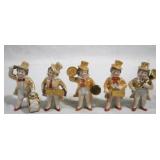 5pc Ceramic Band Figures - 3.25" tall each