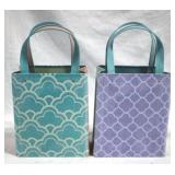 2 Metal Bags - 11 x 6 x 3