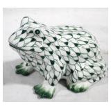 Handpainted Frog - 6 x 4.5 x 5