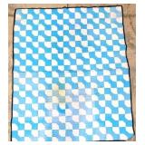 Handmade Quilt - 59 x 72, some staining