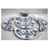 Blue/White Danube Dishes - 7 pieces
