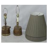 Pair of Lamps 25"