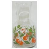 Retro Orange Juice Carafe 9"