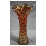 Carnival Glass Vase - 13" tall