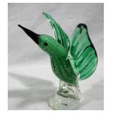 Murano Glass Hummingbird, 7.25