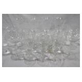 18pc Set Etched Glasses
