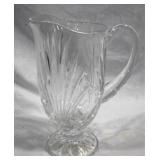 Crystal Pitcher - 10" tall