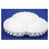 Milk Glass Dish - 7.5 x 7.5