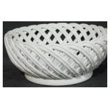 Reticulated White Bowl 4.5x11"