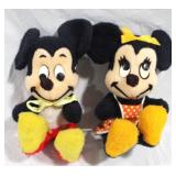 Mickey & Mini Mouse Stuffed Animals - 12" tall