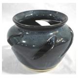 Art Pottery Vase, signed, 4" tall
