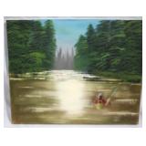 Painting on canvas, 16 x 20