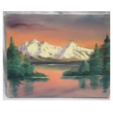 Painting on canvas, 16 x 20