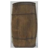 Vintage wooden nail keg 18x10