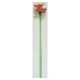Long Stem Glass Flower 19"