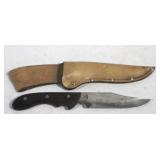Maxam Steel Knife w/ Sheath - 10" long