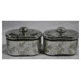 2 Glass Boxes - 5.5 x 4.5 x 4