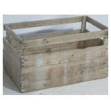 Primitive wooden crate, 18 x 31 x 18