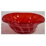 Art Glass Bowl - 7.5" round
