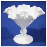 Milk Glass Compote - 5 x 6