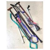 Lot of Assorted Canes & More