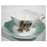 Antique Cup & Saucer Set, 2.5 x 5