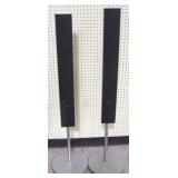 Pair of Sony Standing Speakers - 50" tall