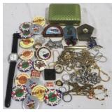 Lot of Costume Jewelry & more