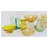 7pc  Assorted Glass
