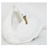 Porcelain Swan 4x5x3.5