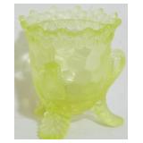 Vaseline Uranium Glass Toothpick 2.5"