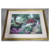 Decorative framed print, 33.5 x 39