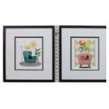 SET OF 2 MID CENTURY MODERN CATS IN LIVING ROOM