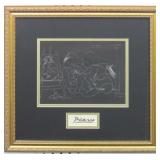 ORIGINAL 1969 EROTIC BY PABLO PICASSO